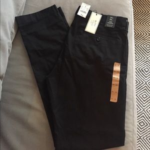 J.Crew Black Driggs Flex Chinos